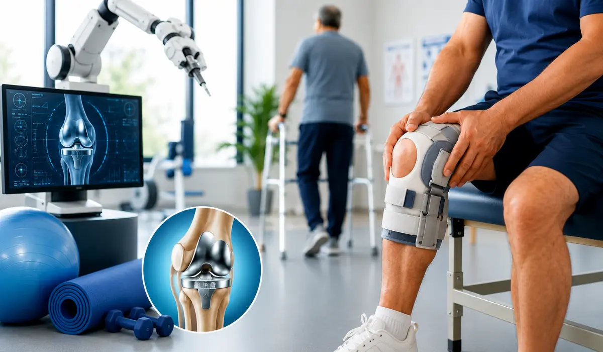 Robotic Knee Replacement Recovery Time, Walking, Pain Relief, and Exercise Tips 