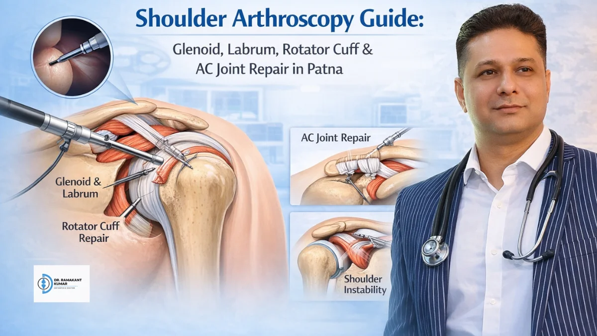 Shoulder Arthroscopy Guide Glenoid, Labrum, Rotator Cuff & AC Joint Repair in Patna