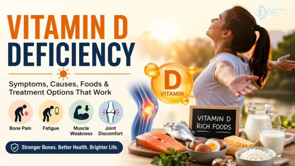 Vitamin D Deficiency Explained: Symptoms, Causes, Foods & Treatment Options That Work